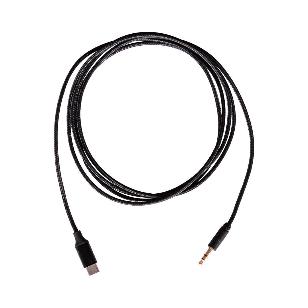 rubiQube CMIJB Type C to mini jack black 1.8m