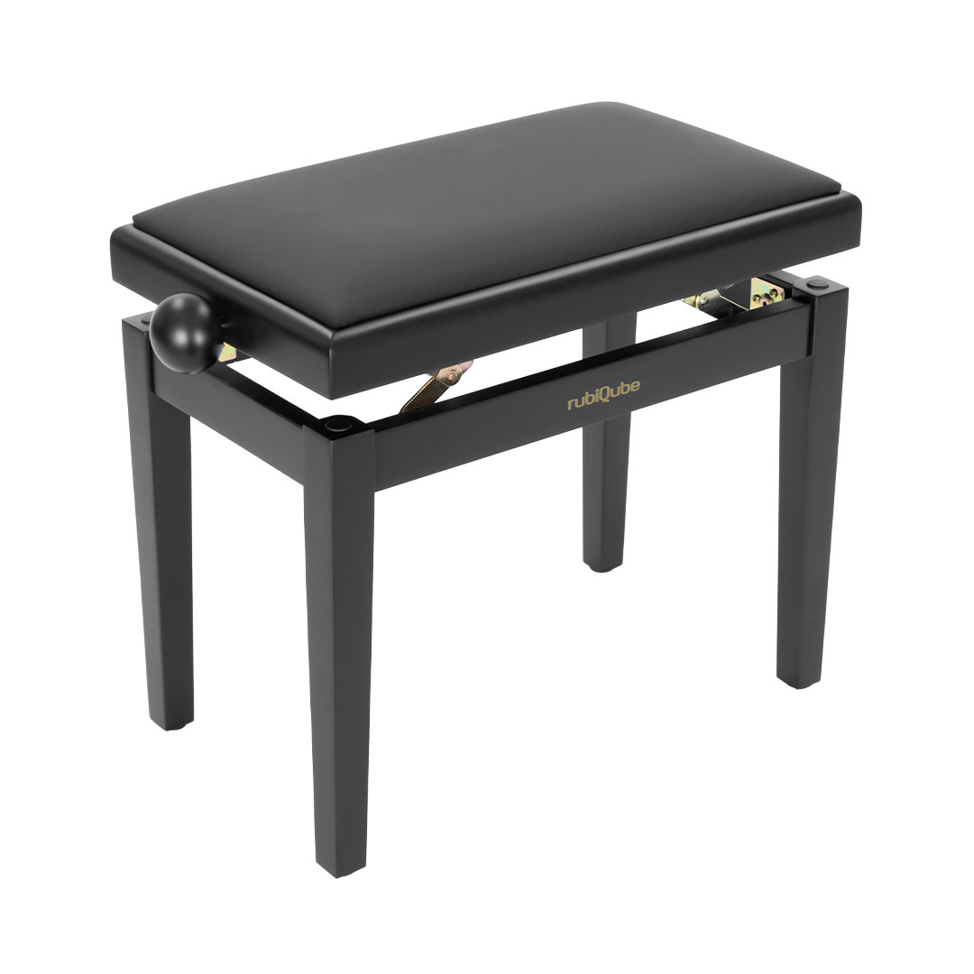 rubiQube SB018B adjustable piano bench black