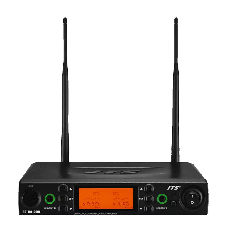 JTS RU-8012DB DUAL Receiver TRUE Diversity UHF 614-650 MHZ