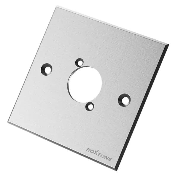 Roxtone Wallplate 1X Insert Silver