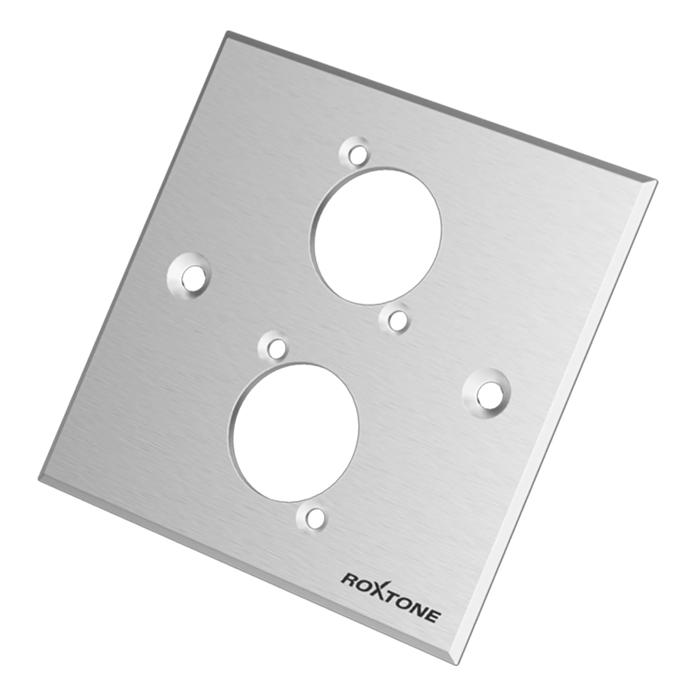 Roxtone Wallplate 2X Insert Silver