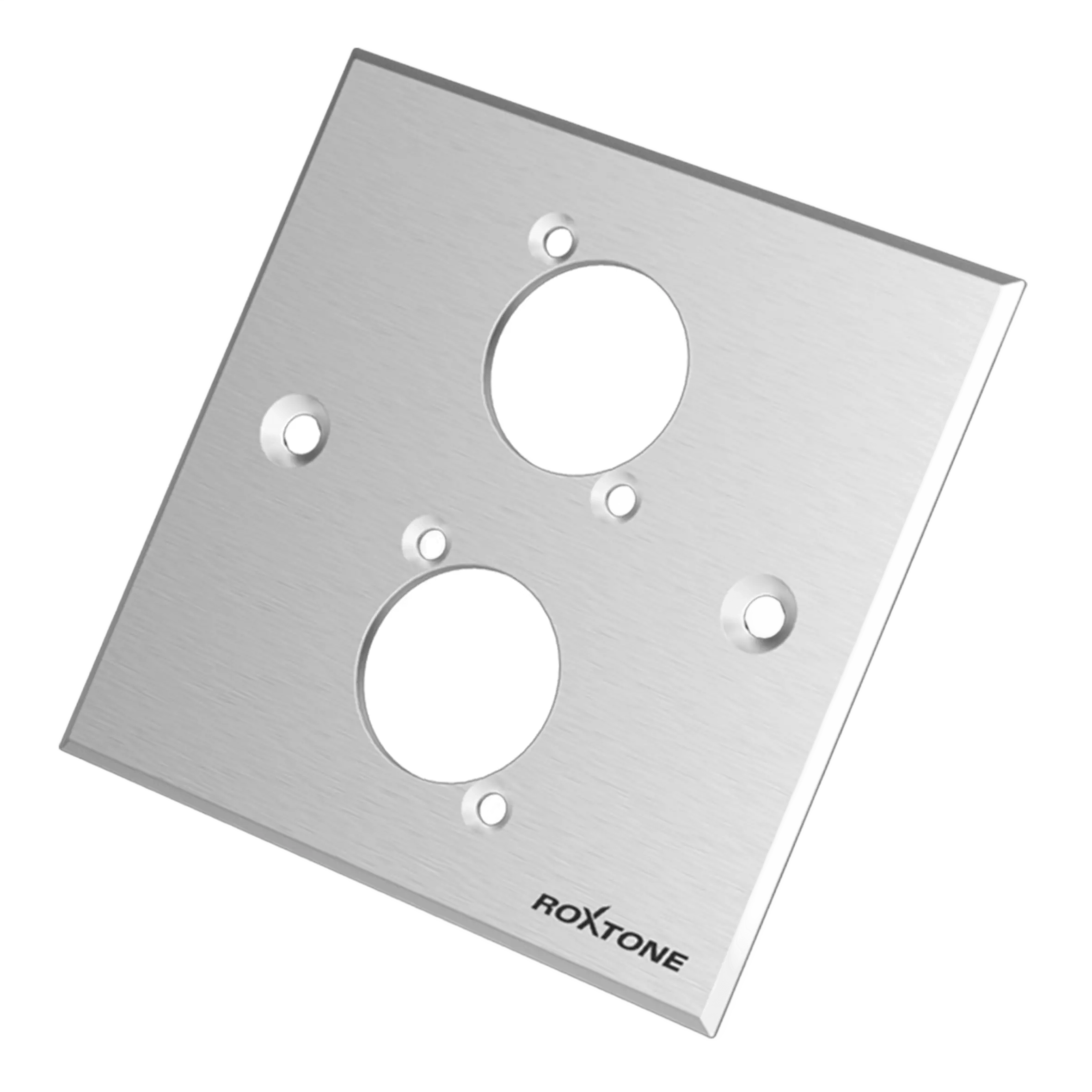 Roxtone Wallplate 2X Insert Silver