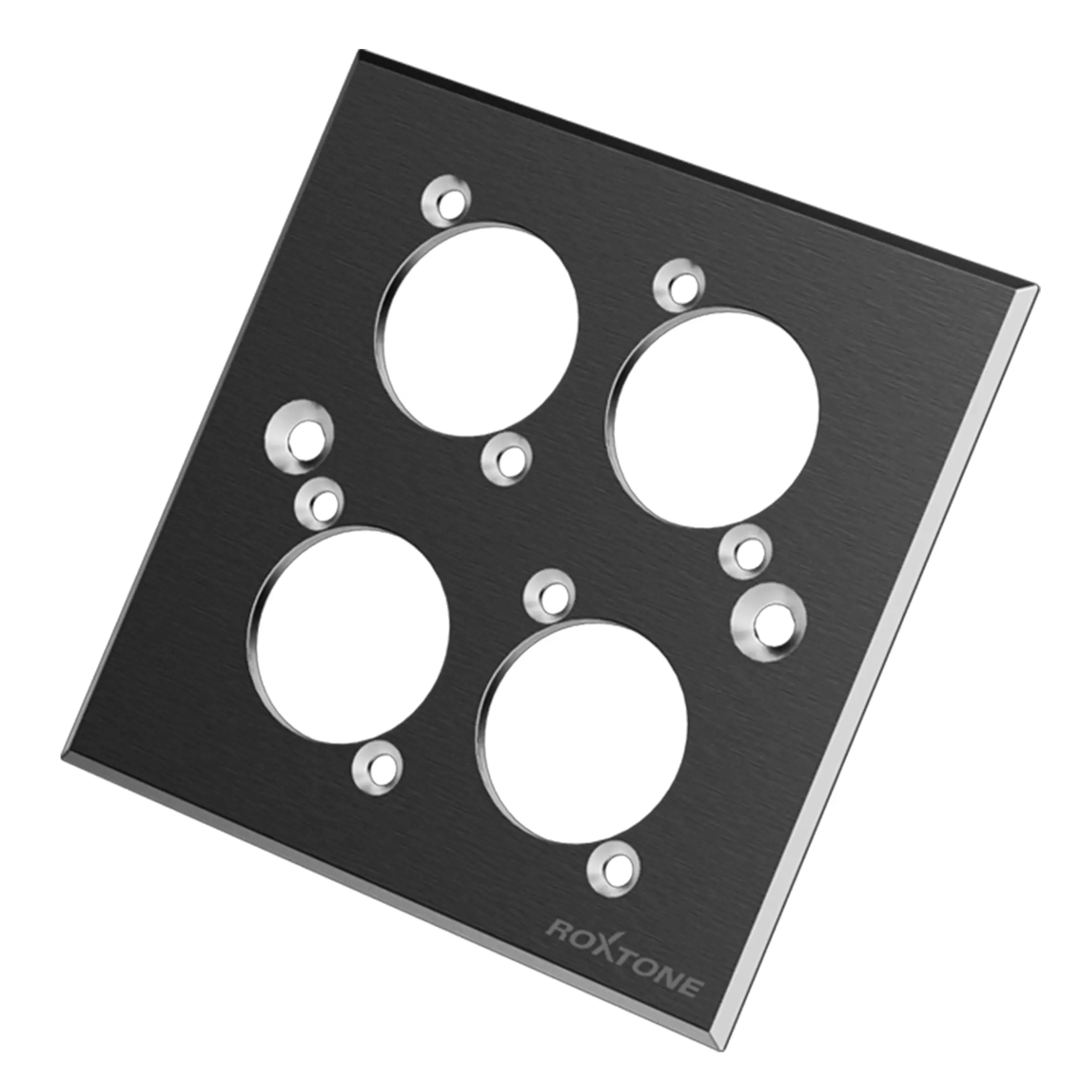 Roxtone Wallplate 4X Insert Black