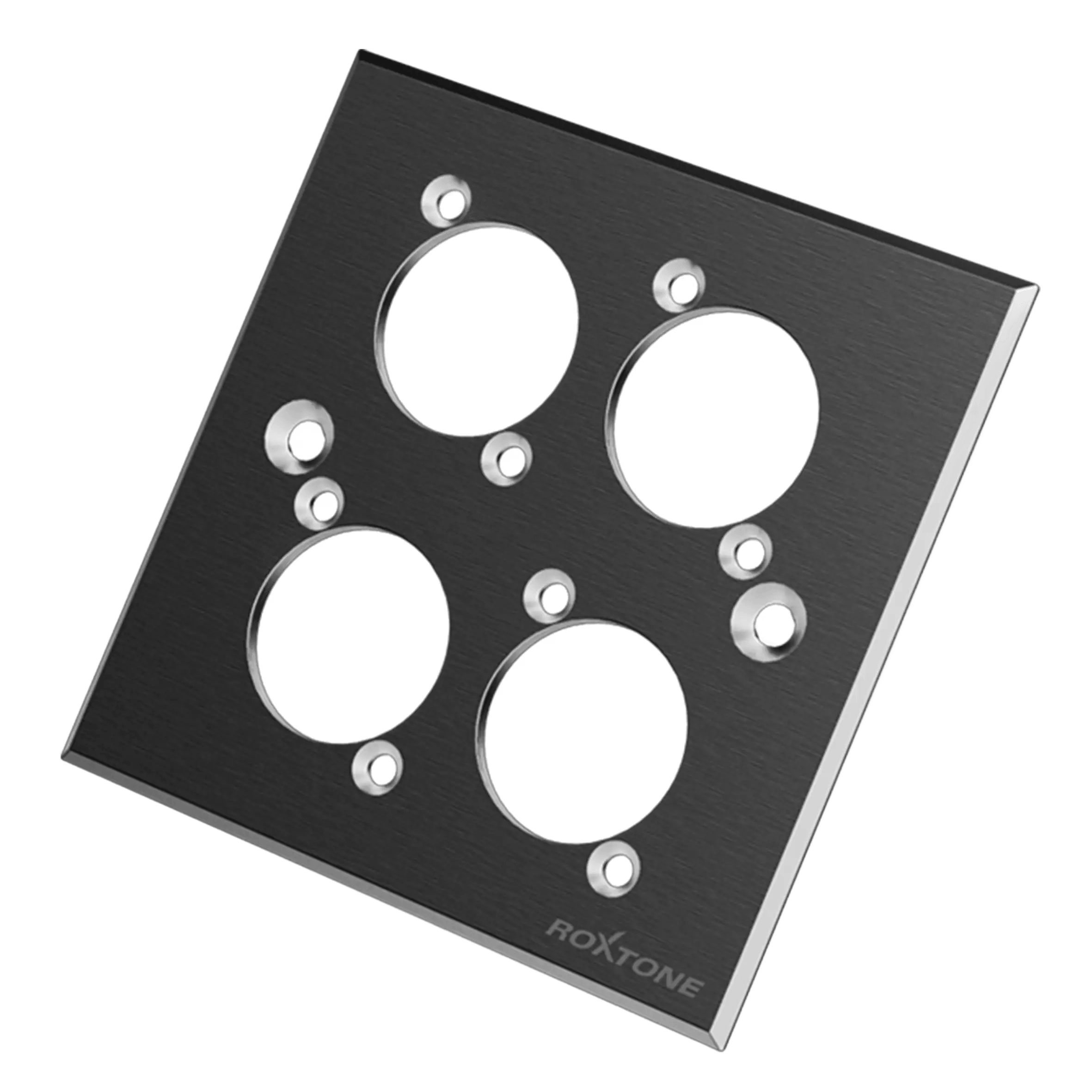 Roxtone Wallplate 4X Insert Black
