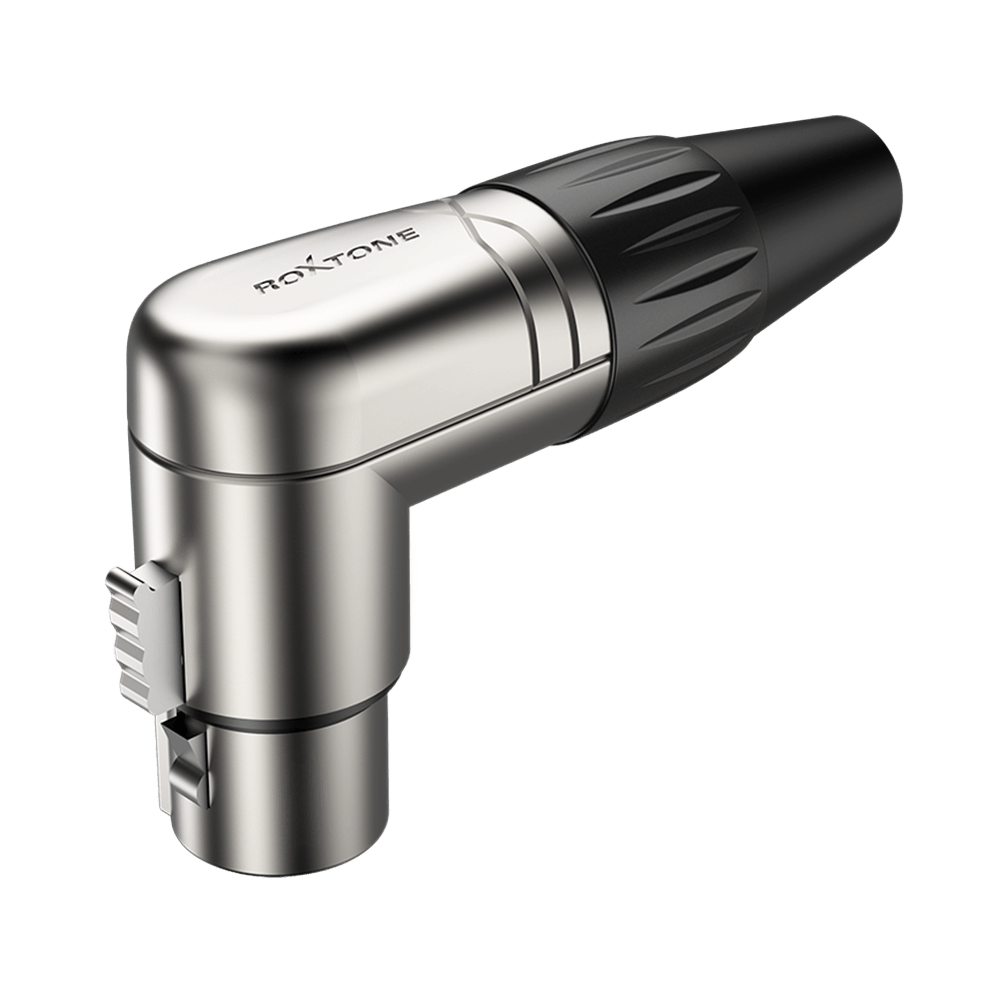 Roxtone Connector Right Angle XLR Inline Female