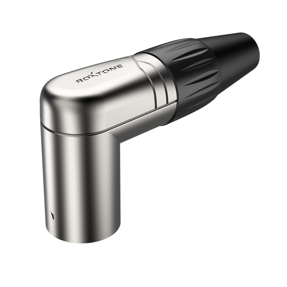 Roxtone Connector Right Angle XLR Inline MALE