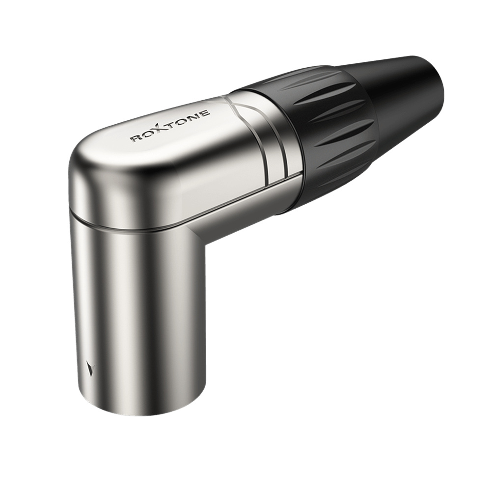 Roxtone Connector Right Angle XLR Inline MALE