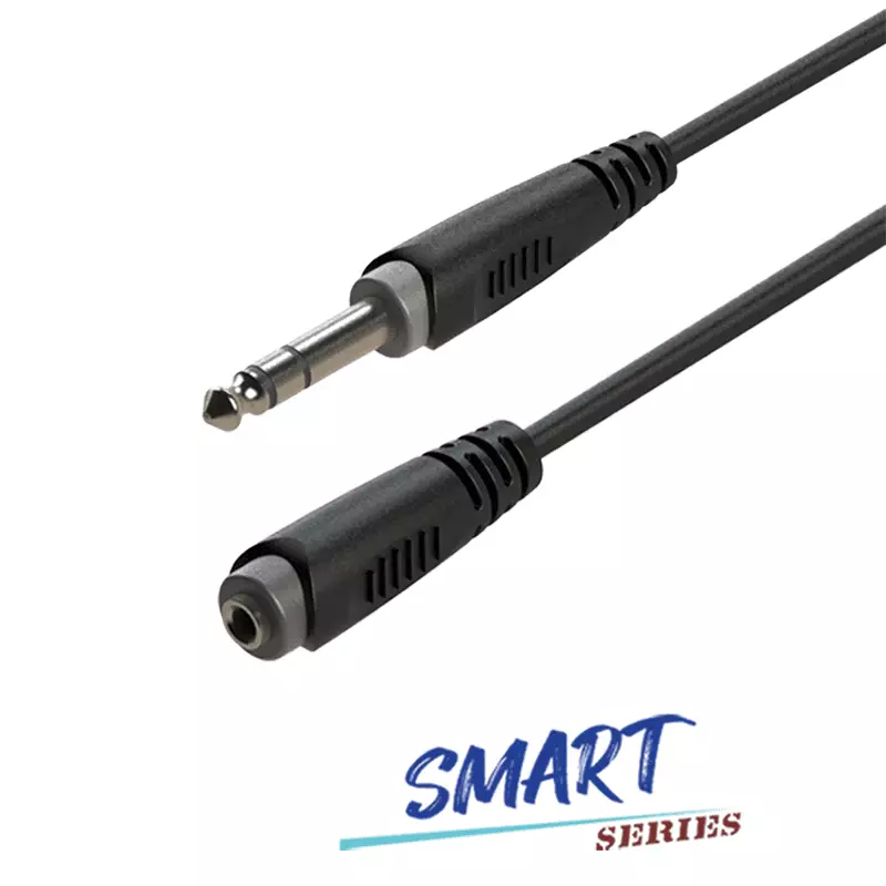 Roxtone Smart Series Signal LEAD 6.3MM Stereo MALE 6.3MM Stereo Female 3M