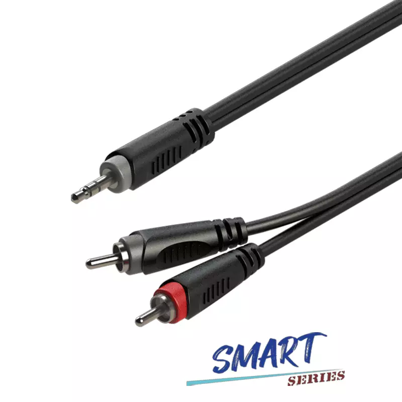 Roxtone Smart Series Signal LEAD 3.5MM Stereo MALE 2X RCA MALE 3M