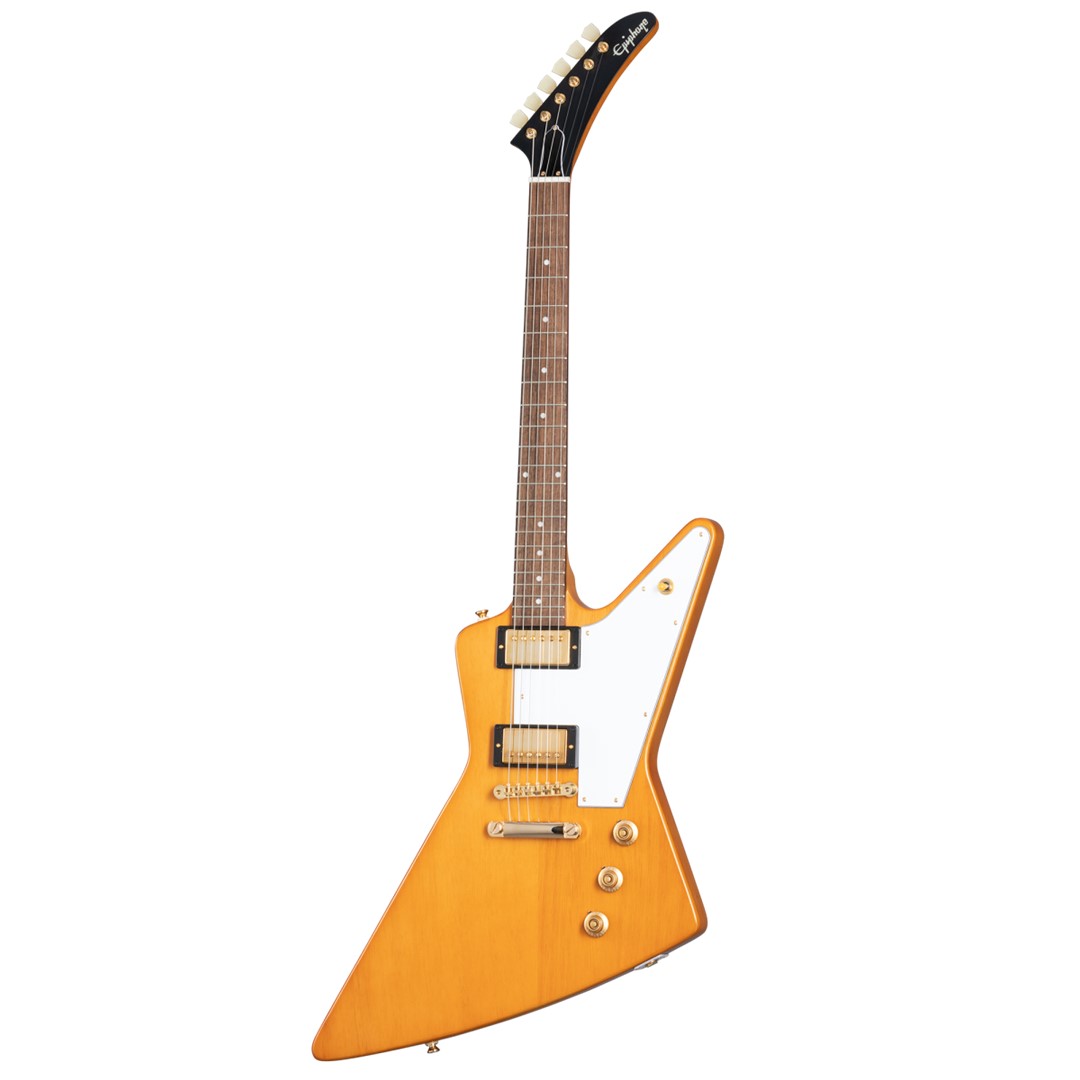 Igckexw-ANA1958 Korina Explorer AGED Natural+ Hardcase