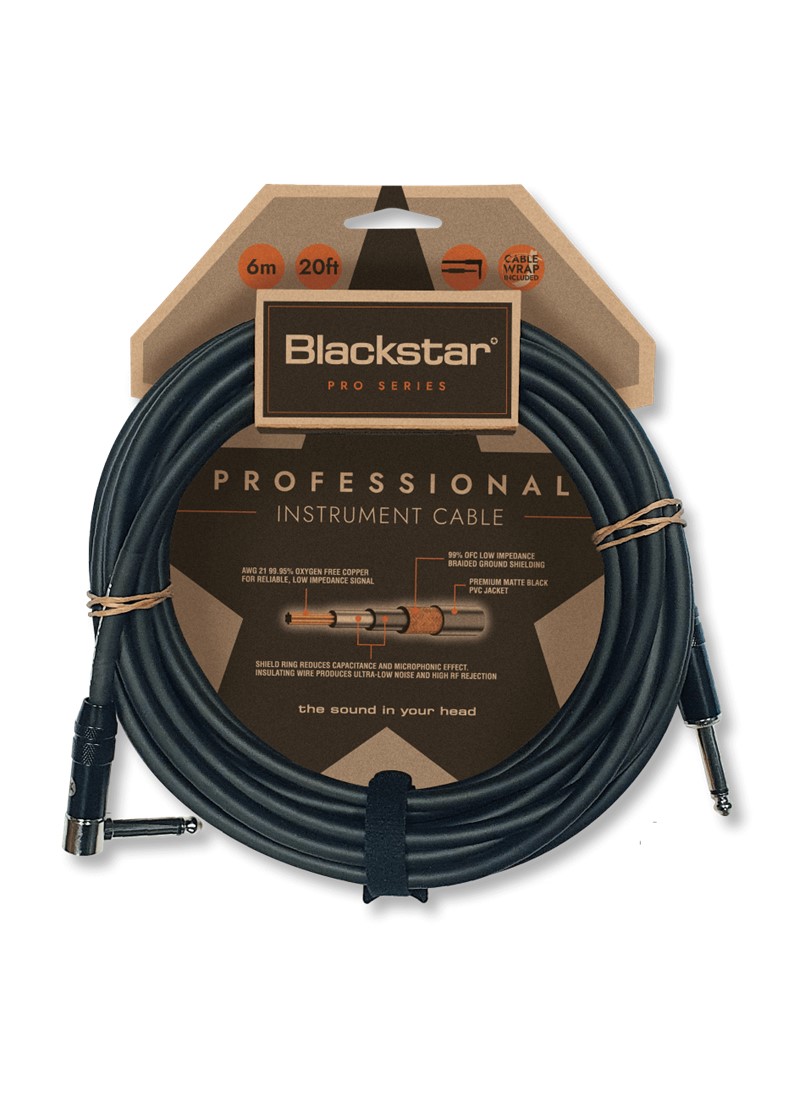 Blackstar BA231038-Z 6M Professional Instrument Cable
