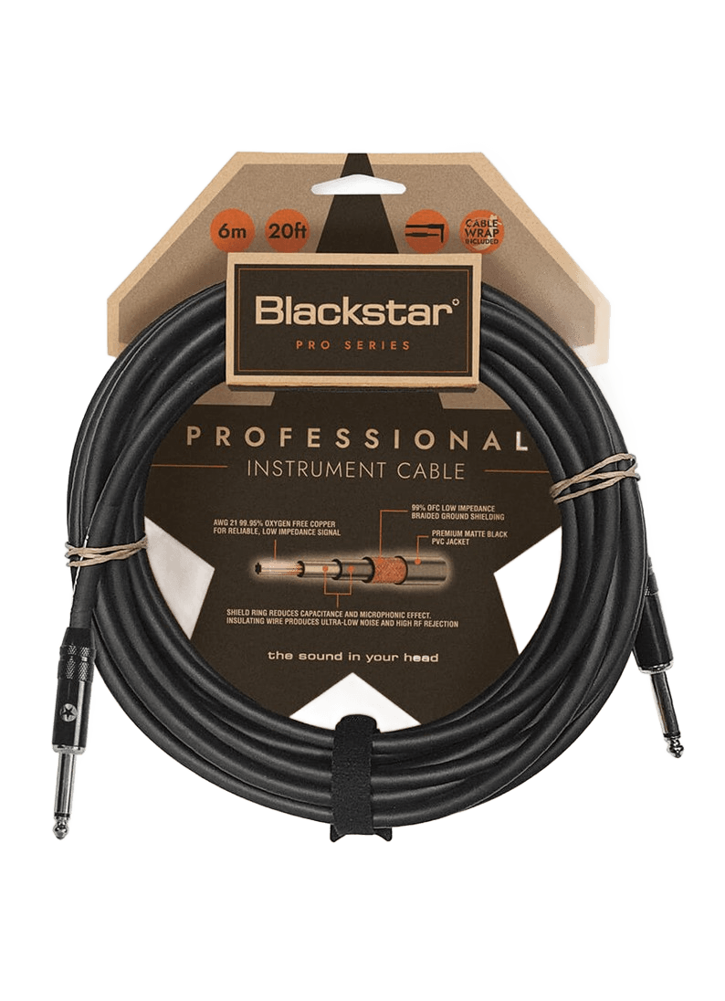 Blackstar BA231034-Z 6M Professional Cable STR/STR