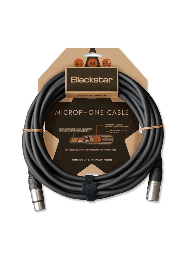 Blackstar BA231044-Z 3M XLR Microphone Cable