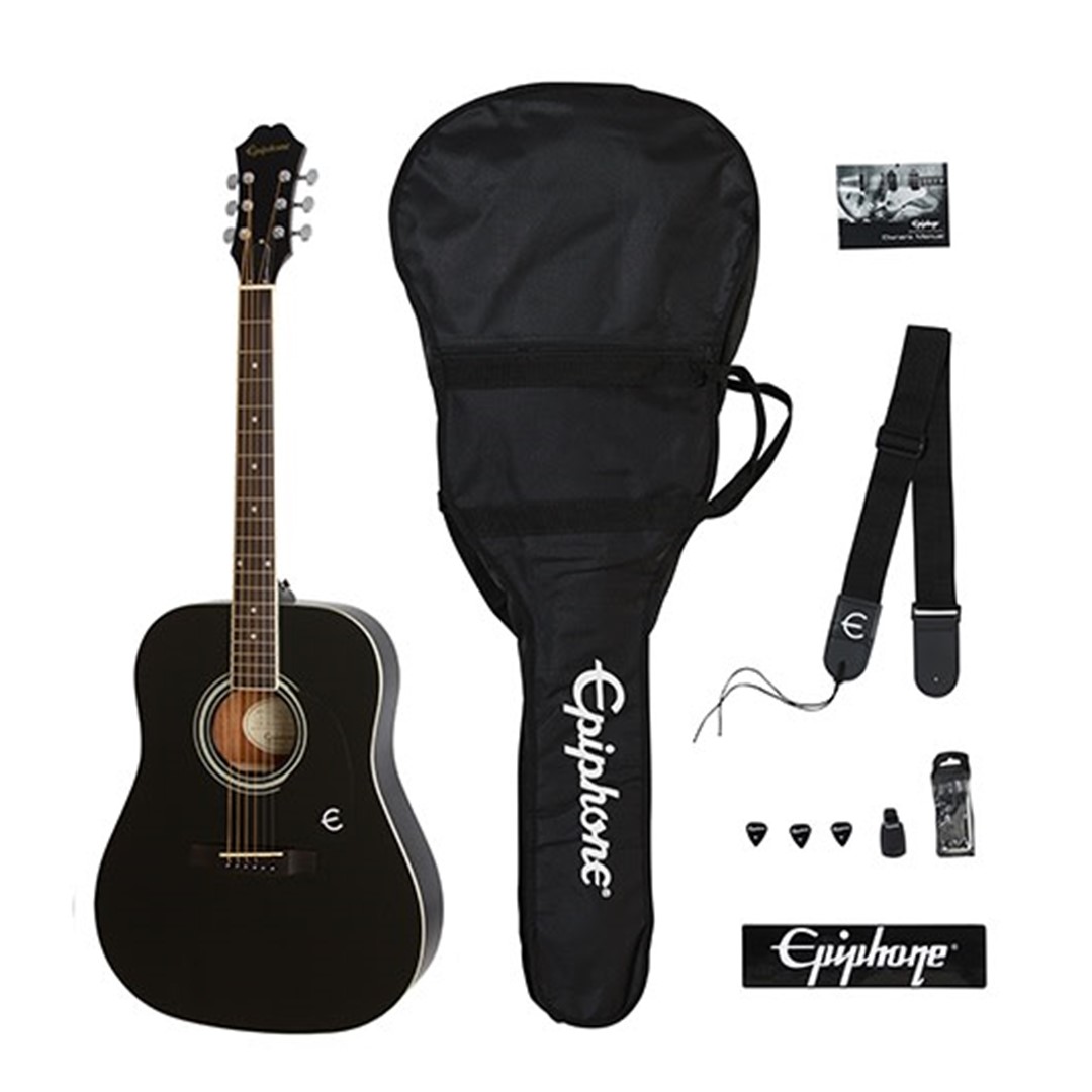 Epiphone PPAG-EAFT-EB FT-100 Player PACK Ebony
