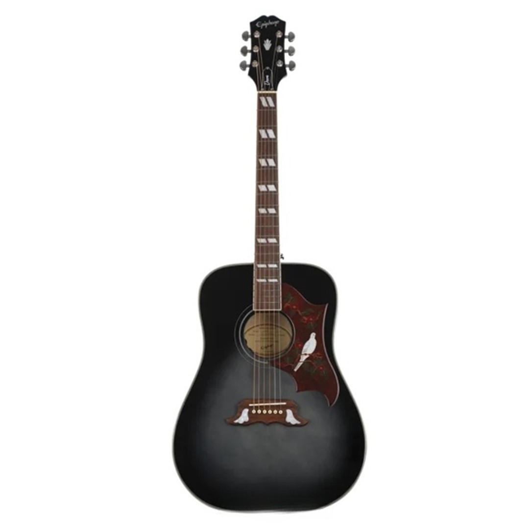 Epiphone Eiadv-TEB DOVE Studio Acoustic-Electric Transparent Ebony