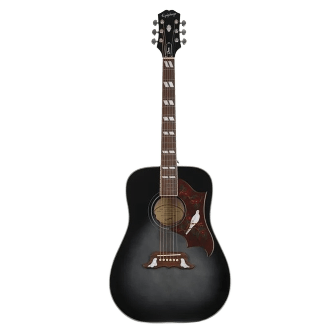 Epiphone Eiadv-TEB DOVE Studio Acoustic-Electric Transparent Ebony