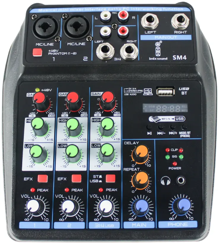 ISM4 4 Channel Analogue Mixer