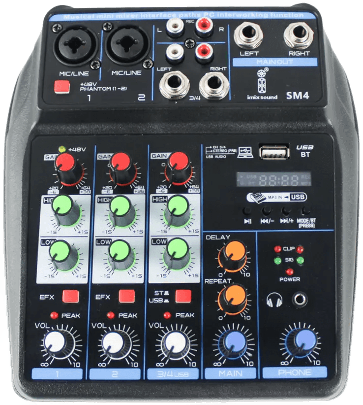 ISM4 4 Channel Analogue Mixer