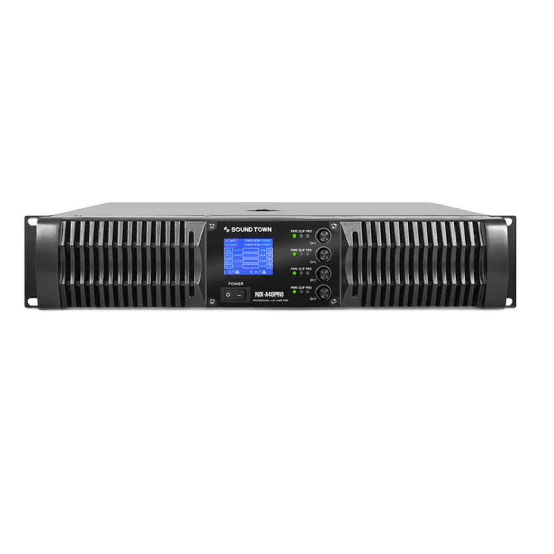 Sound TOWN NIX-A48PRO 4-Channel RACK-Mountable Amplifier