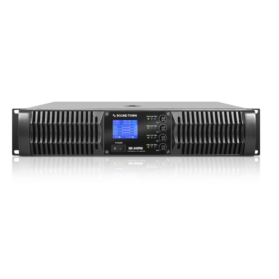 Sound TOWN NIX-A48PRO 4-Channel RACK-Mountable Amplifier