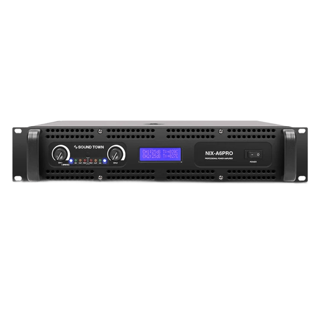 Sound TOWN NIX-A6PRO 2-Channel 1500W Amplifier