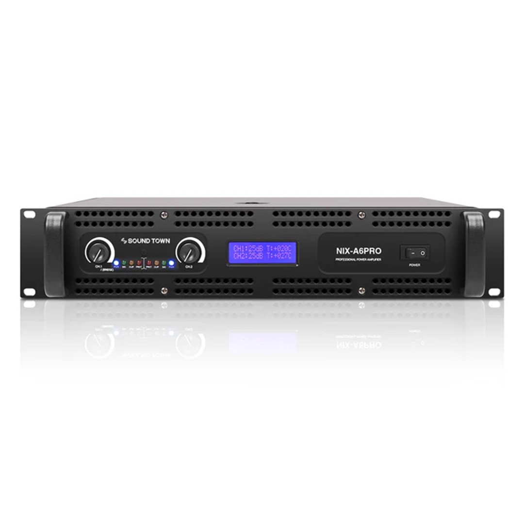 Sound TOWN NIX-A6PRO 2-Channel 1500W Amplifier