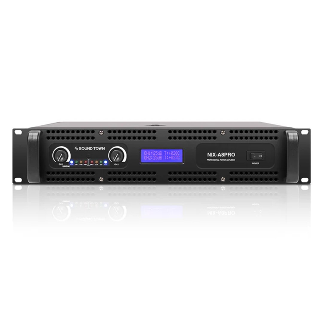 Sound TOWN NIX-A8PRO 2-Channel 1800W Amplifier