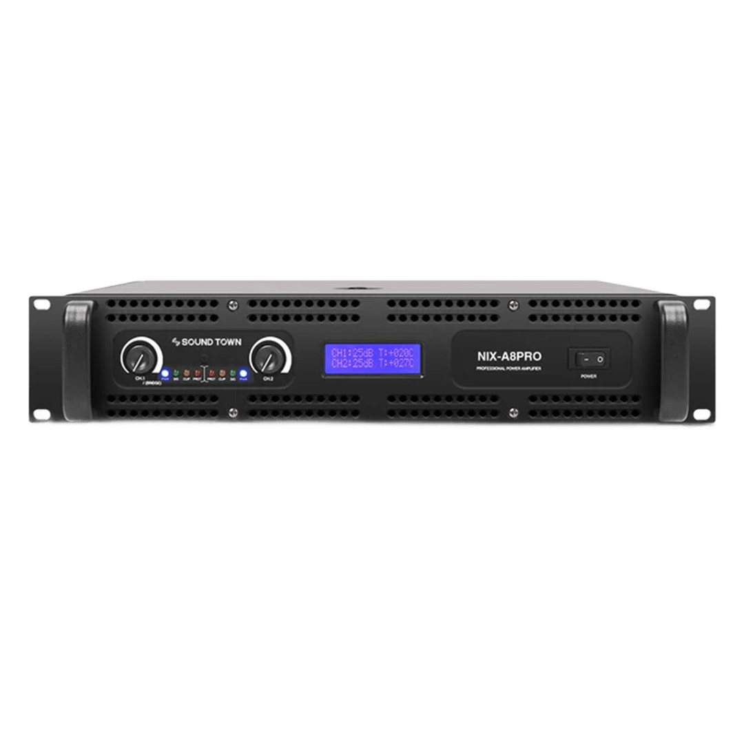 Sound TOWN NIX-A8PRO 2-Channel 1800W Amplifier