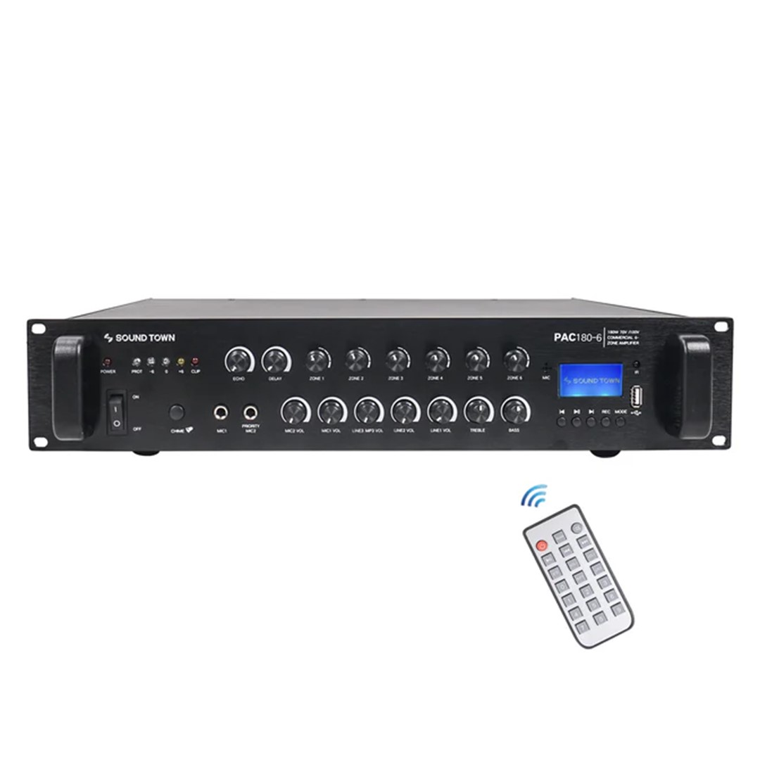 Sound Town PAC180-6 180W 6-zone Amplifier