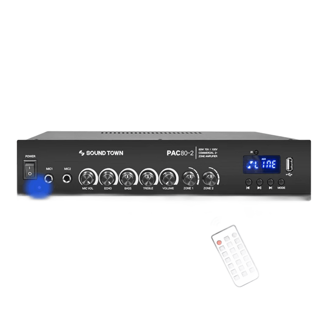 Sound Town PAC80-2 60W 2-zone Amplifier