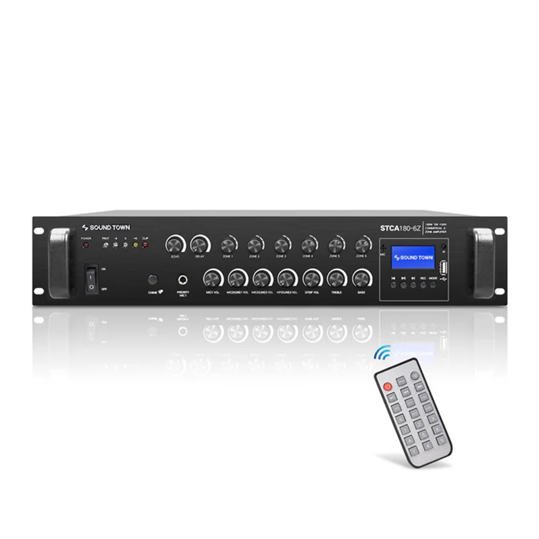 Sound Town STCA180-6Z 180W 6-Zone Amplifier