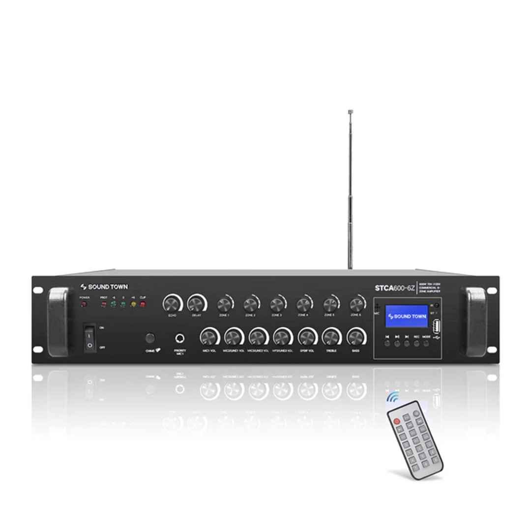 Sound Town STCA600-6Z 600W 6-zone Amplifier