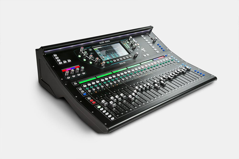 Allen & Heath SQ 6 24 local, expand to 48 inputs, 14 mix outputs