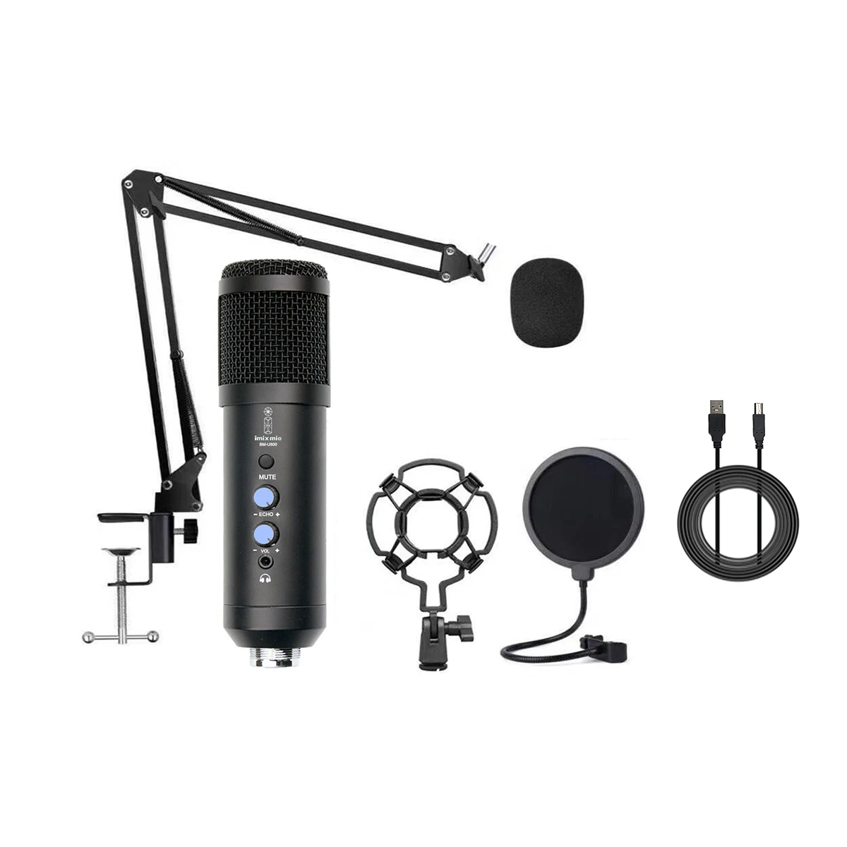 BM-U800 USB Condenser Microphone SET