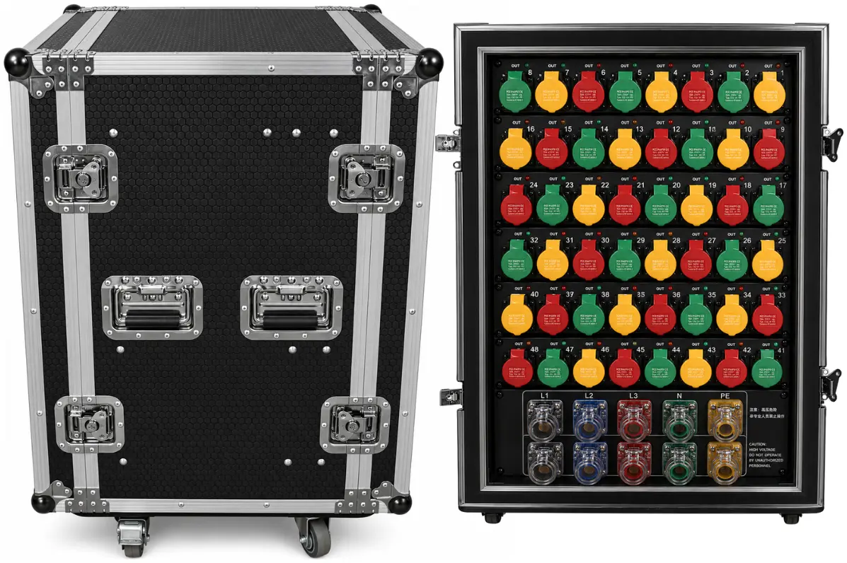 48-Way Power Distribution Flight Case