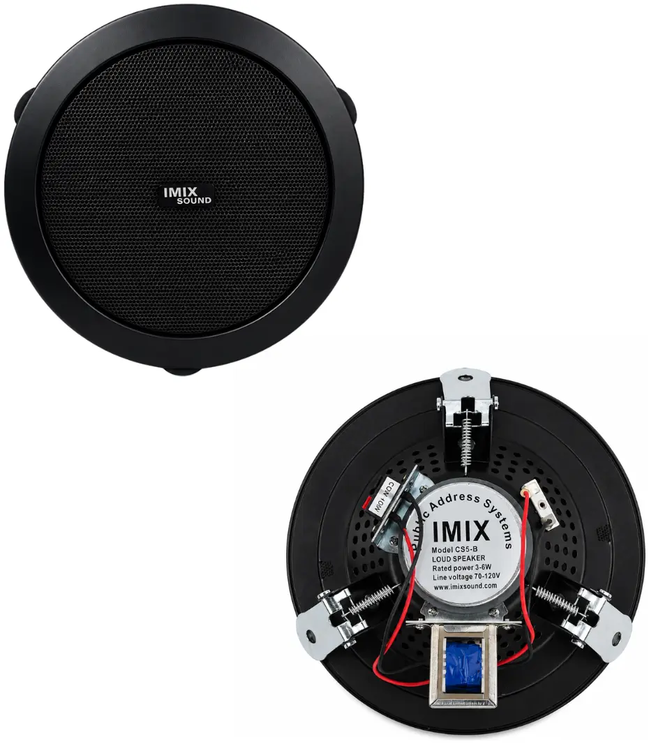 CS5-B Ceiling Speaker (Public Address System) Black