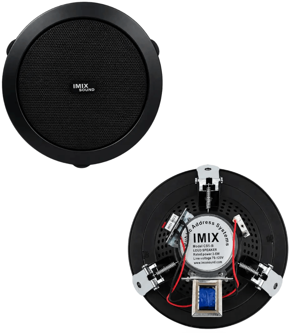 CS5-B Ceiling Speaker (Public Address System) Black