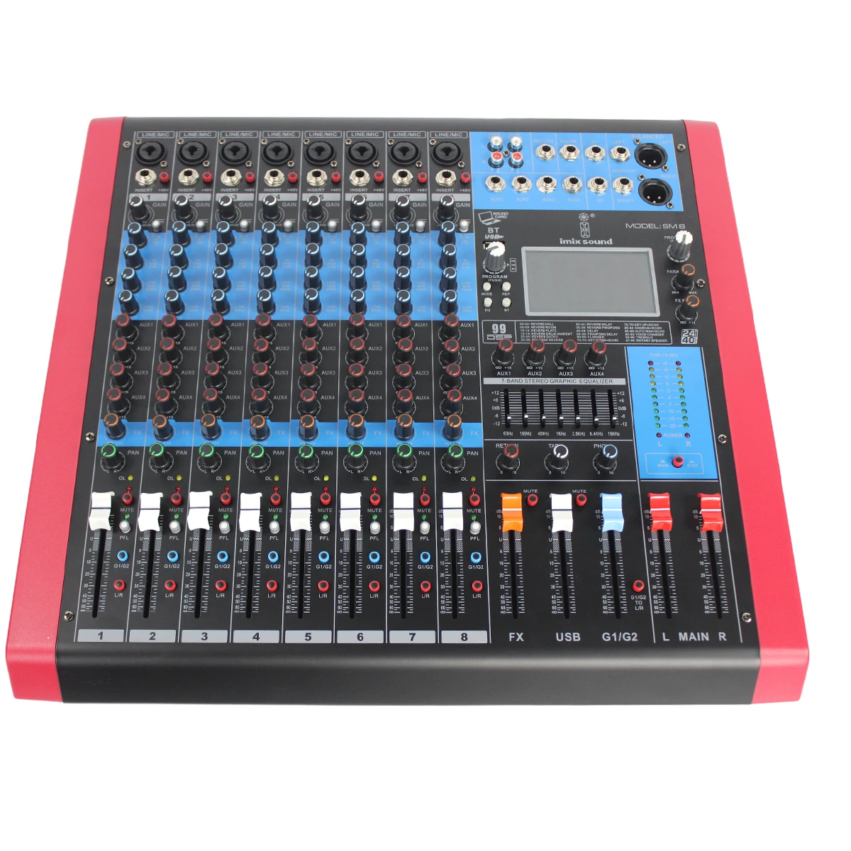 SM8 8 Channel Analogue Mixer