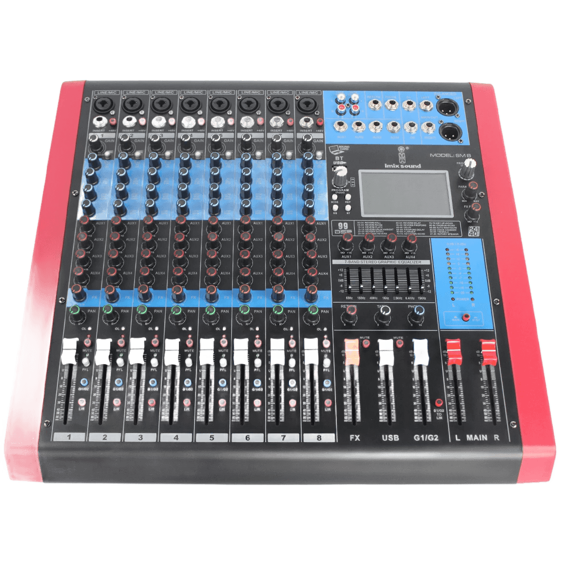 SM8 8 Channel Analogue Mixer