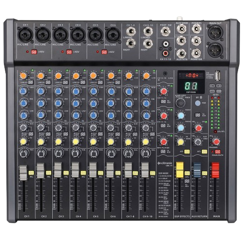 Citronic CMC-14 14CH Music Mixer Dsp/bt/mp3/usb