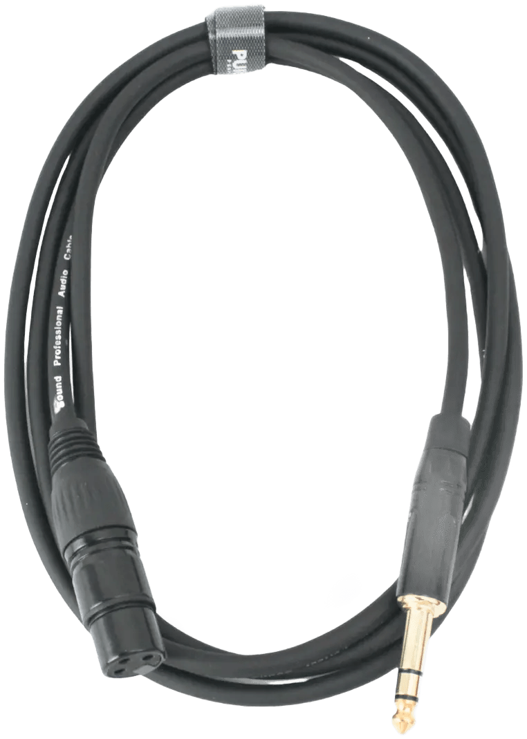 PLK-XLRF-JACK XLR Female TO Stereo JACK Cable - 1.8 Meter