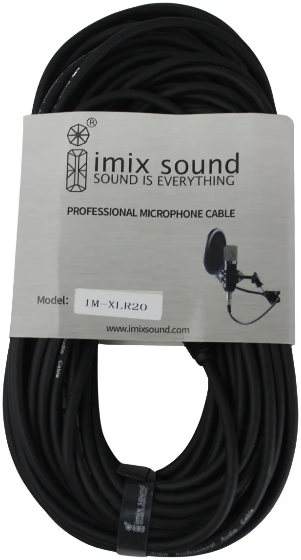20 Meter IM-XLR20 XLR MALE TO XLR Female Microphone Cable