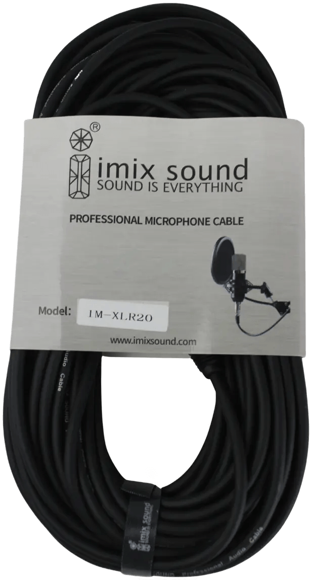 20 Meter IM-XLR20 XLR MALE TO XLR Female Microphone Cable