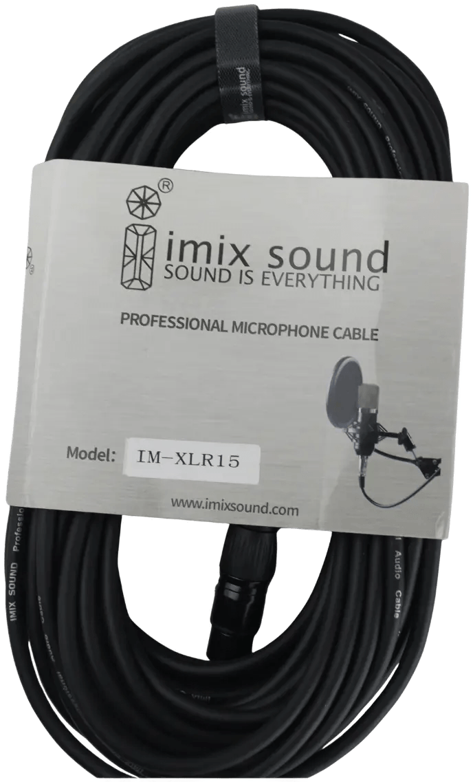 15 Meter IM-XLR15 XLR MALE TO XLR Female Microphone Cable
