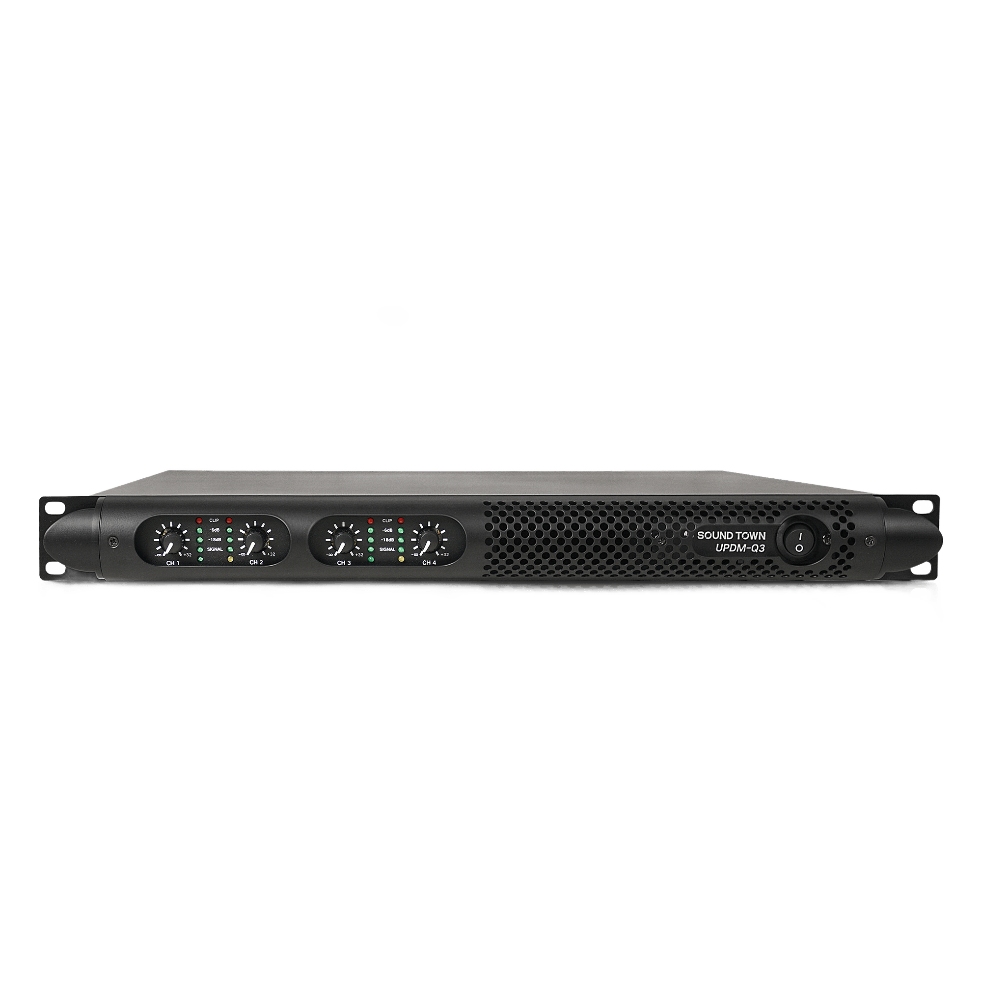 UPDM-Q3, 4-Channel Pa/dj Amplifier