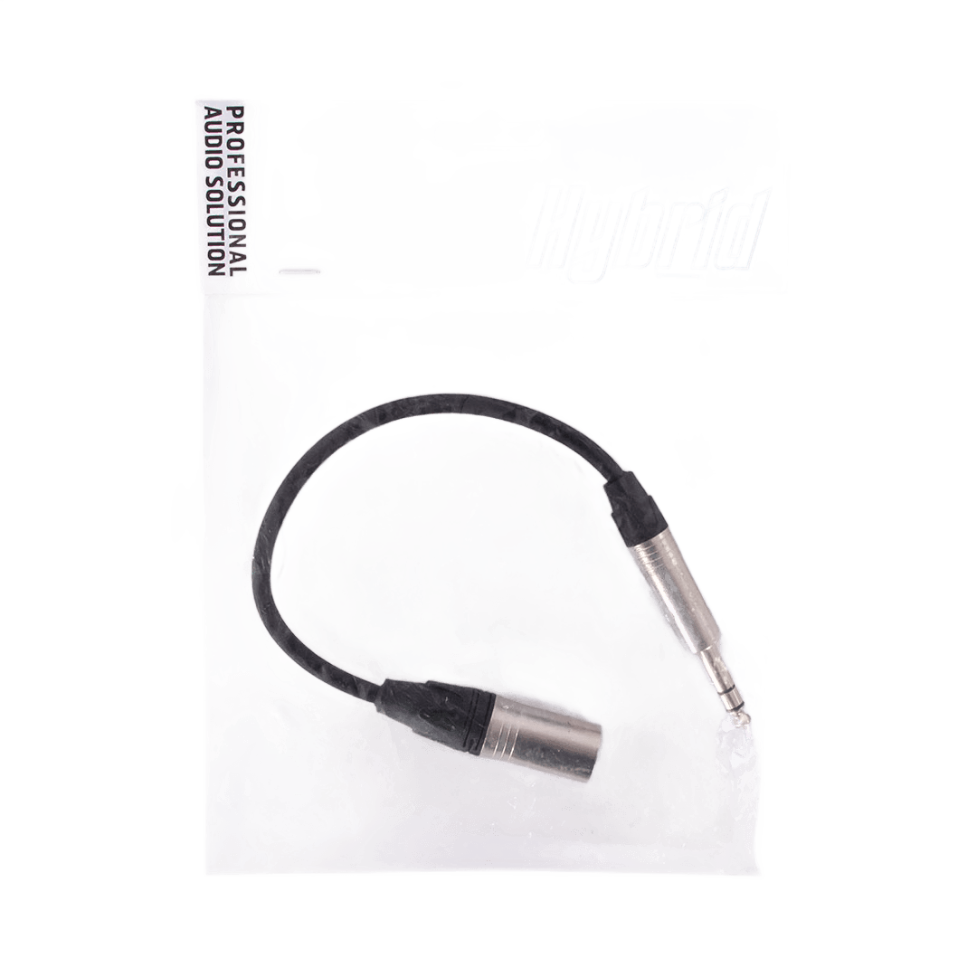 XLR MALE-JACK Stereo 0.3M