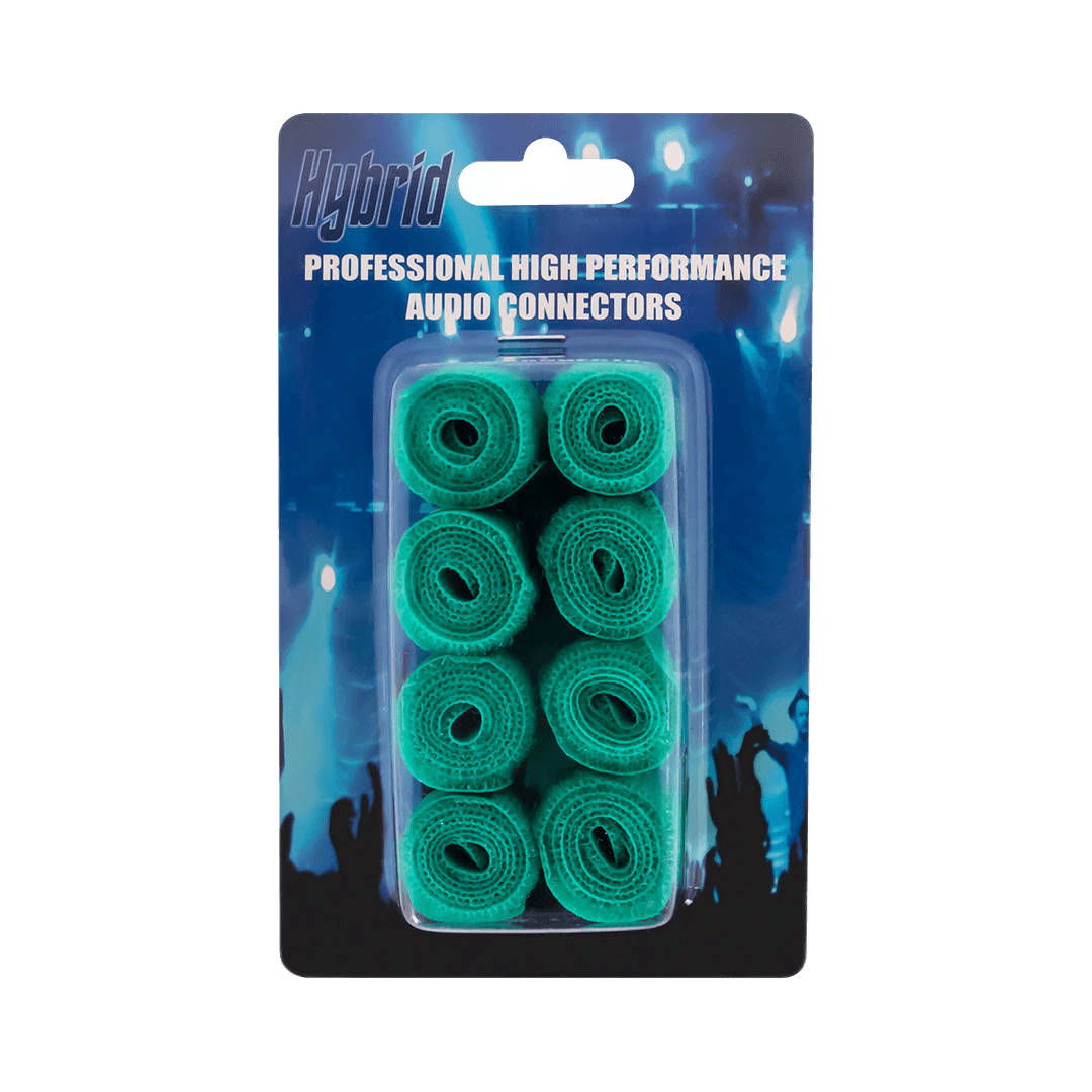 Hybrid Velcro Cable Straps 340mm Green