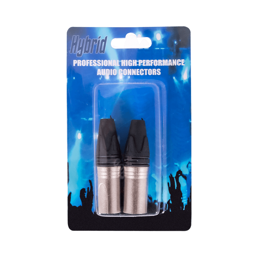 Hybrid 2 Pack XLR Male Inline
