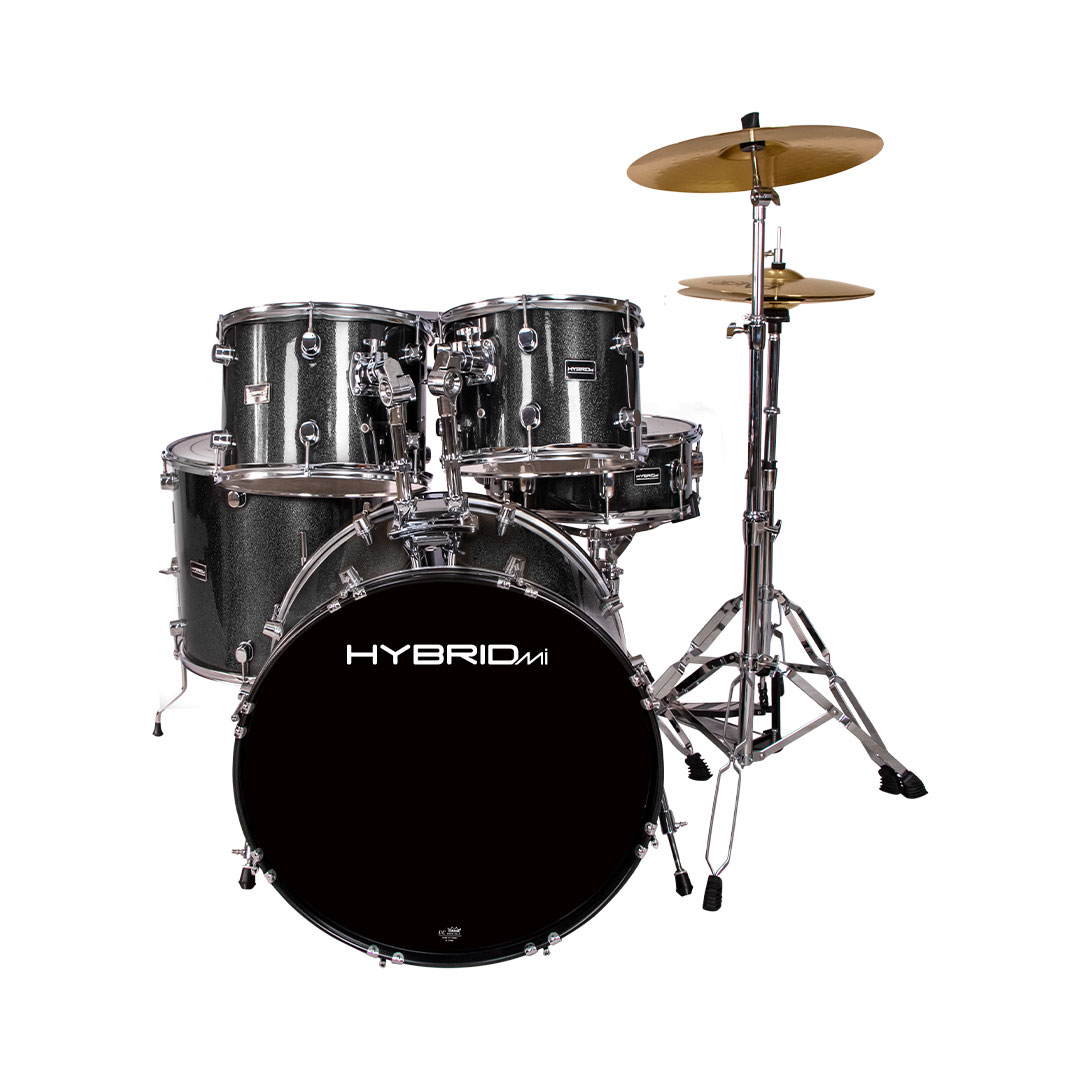 Hybrid MI HD5 – Lazer Black Drum Kit