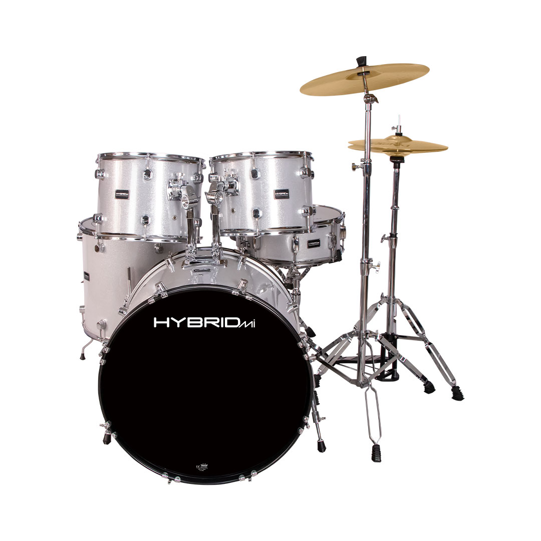 Hybrid MI HD5 – Lazer Silver Drum Kit